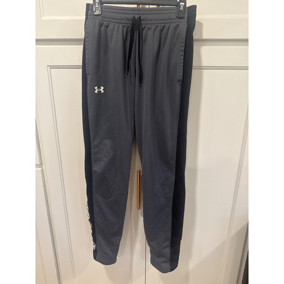 Under Armour Mens Gray Athletic Jogger Pants Activewear Medium Pants - Picture 1 of 6